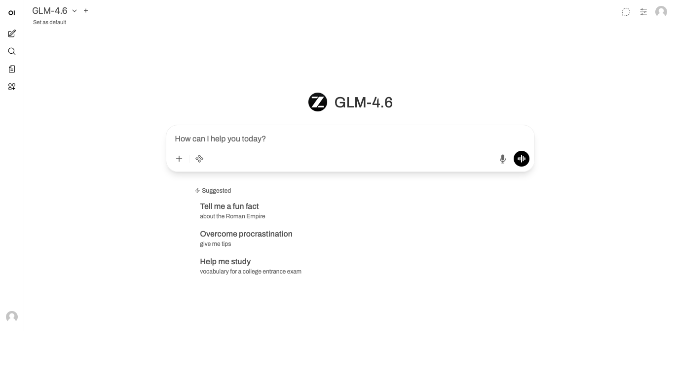 Open WebUI Interface